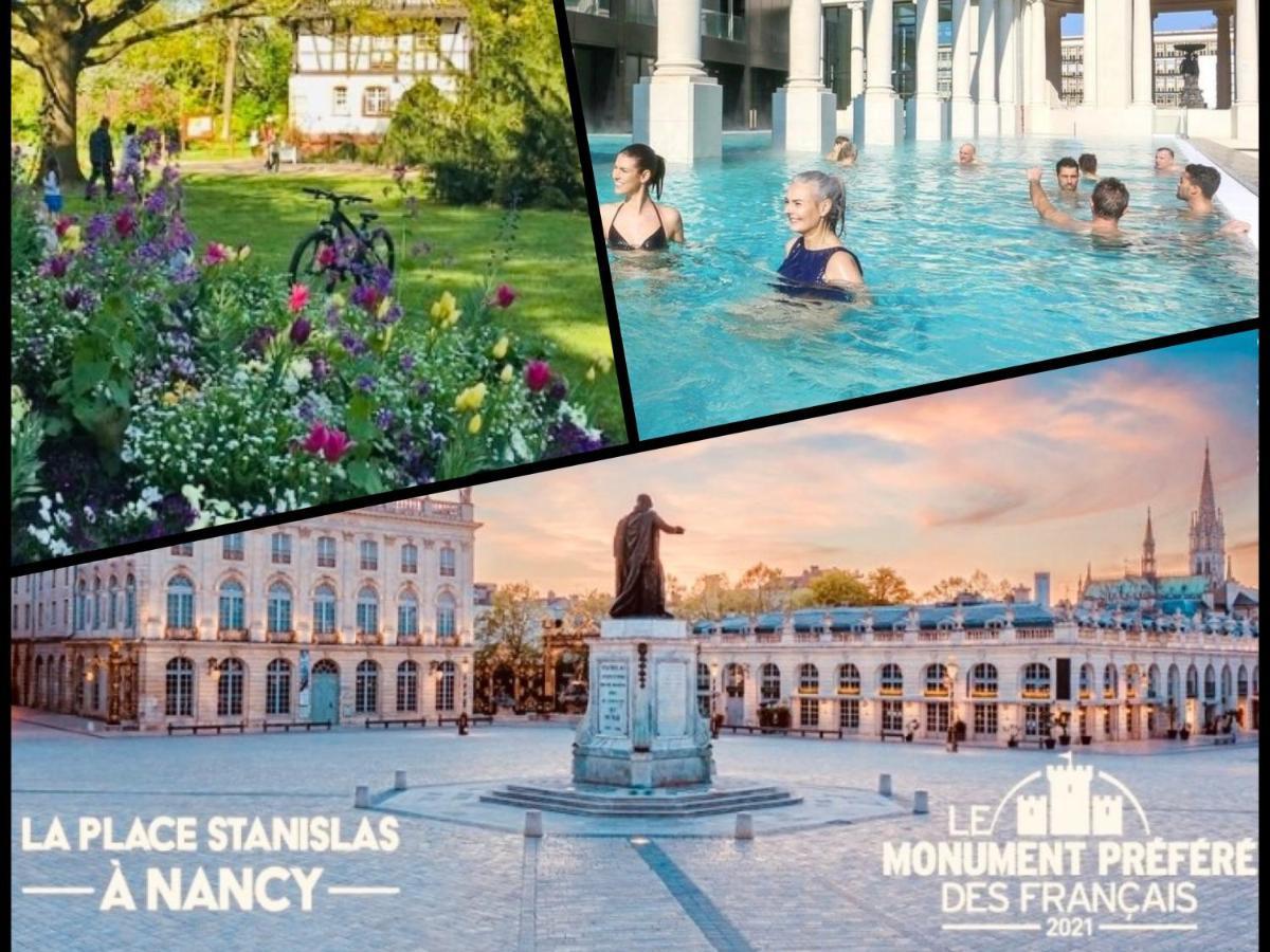 Proche Nancy Centre, A Quelques Pas Des Thermes Et Du Campus Artem, Appartement Calme Avec Parking Gratuit Екстер'єр фото